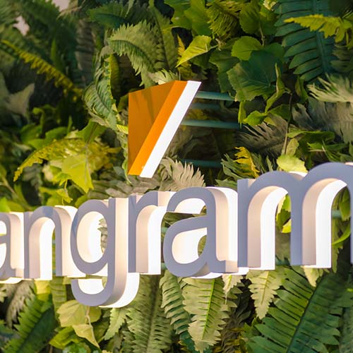 Tangram sign